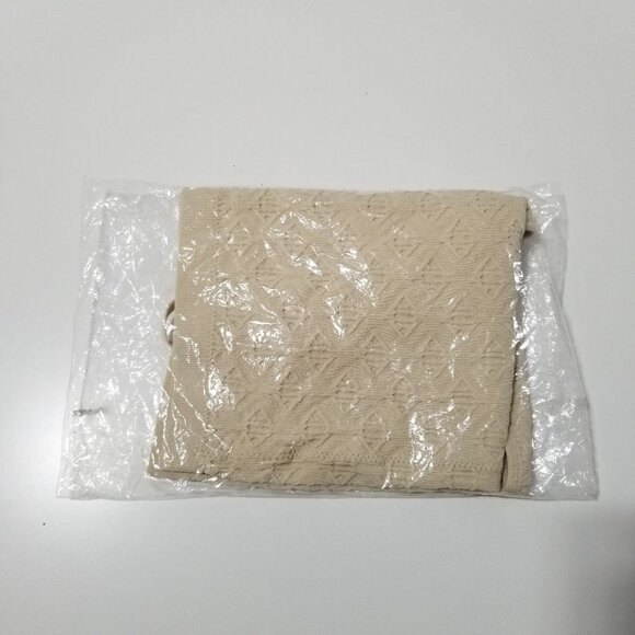 NWT BUCKLE V Neck Skinny Strap Textured Crop Top Color Taupe Size M/L - Picture 7 of 9